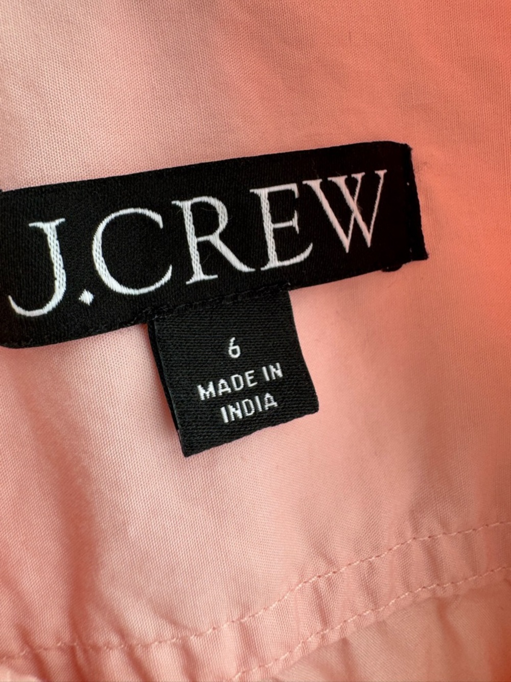 J.Crew Ruffle Front Blouse Pink Button Down Feminine Preppy Size 6 Cottagecore - Picture 3 of 5